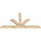 Ekena Millwork Richland Rough Sawn Timber Gable Bracket, Douglas Fir, 96"W x 52"H x 4"D x 6"F, 13/12 Pitch GBW096X52X0406RIC00RDF - alternate 5